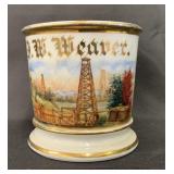 Occupational Shaving Mug, Oil Field Worker