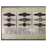 German World War Two. Front Flight Clasp Lot.