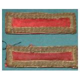 Civil War Artillery Shoulder Straps.