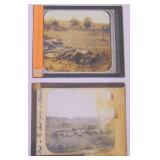 Gettysburg Glass Slide Lot.