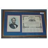 Partial Confederate Civil War Bond.