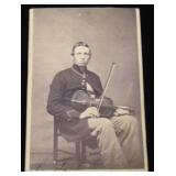 Civil War CDV. Fiddler.