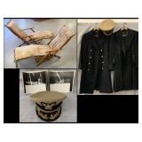 (2) Andrea Doria Deck Chairs, USCG Jacket & More