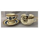 3 Piece LZ Hindenburg China Lot, Heinrich & Co