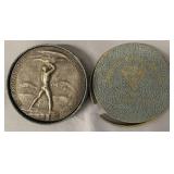 1925 Zeppelin Eckener Donation Medallion w/Orig Bx