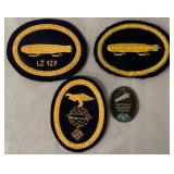 Zeppelin Patches and Badge Lot