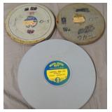 Lot of 3 United States Navy Airship Film Reels