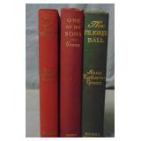 Anna Katherine Green. Lot of Three 1st Editions.