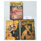 Private Detective Magazine. Lot of Three