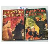 Phantom Detective. Lot of Two.