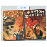 Phantom Detective. Lot of Two.