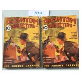 Phantom Detective. Lot of Two.