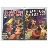Phantom Detective. Lot of Two.