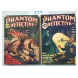 Phantom Detective. Lot of Two.