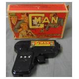 Marx. G-Man Gun with Box.