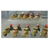 Lot of Tootsie Toy Searchlight Trucks.