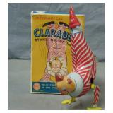 Marx. Scarce Clarabell Clown Wind Up in Box.