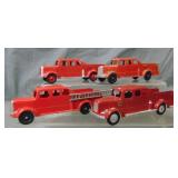 Tootsie Toy Fire Engines.