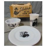 Hopalong Cassidy Chow Set.