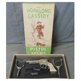 Hopalong Cassidy Pistol and Spurs Set Boxed.