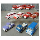 Lot of Newer Tootsie Toy Vehicles.