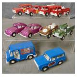 Lot of Newer Tootsie Toy Vehicles.
