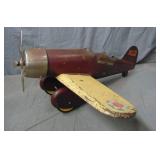 Steelcraft Lockheed Sirius Pressed Steel Plane.