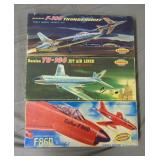 Aurora Lot of Three Boxed Models Kits.