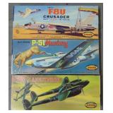 Aurora Lot of Three Boxed Models Kits.