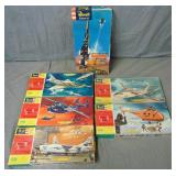 Lot of Six Revell Model Kits Boxed.