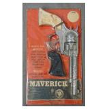 Maverick Cap Pistol on Original Card.