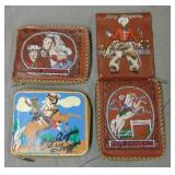 Roy Rogers Wallet Lot of Four.