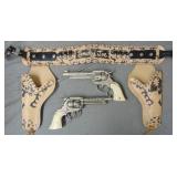 Smoky Joe Cap Pistols and Holster Belt.