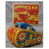Marx Wind Up Sparkling Tank.