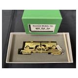 Overland HO Brass MDT Flat With Semi-Milk Trailers