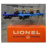 Lionel 3410 & Boxed 3419 Helicopter Cars