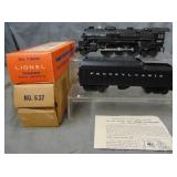 Nice Boxed Lionel 637 Steam Loco