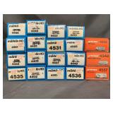 19 Marklin HO 4-Wheel Freight Cars