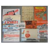 Large Lionel 1953 Catalog & Paper Archive