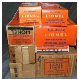 8 EMPTY Lionel Boxes