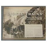 Rare 1935 Lionel Advanced Catalog