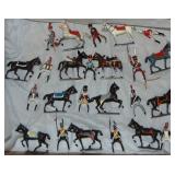 30 Modern Soldiers, Most Mounted with Horses