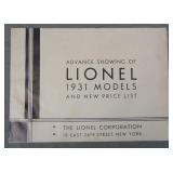 Rare 1931 Advanced Catalog