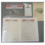 1922 Lionel Catalog & Paper Archive