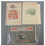 Scarce 1917 Lionel Catalog & Paper Archive