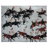 3 Vintatge Britains Mounted Sets