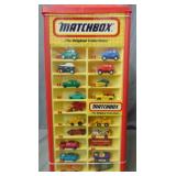 Matchbox Counter Display Full of Cars
