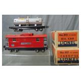 Boxed Late Lionel 815 & 817 Freight Cars