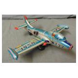 Early Japanese Tin Toy Jet Fighter