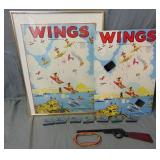 Unusual Parker Bros Wings Target Game